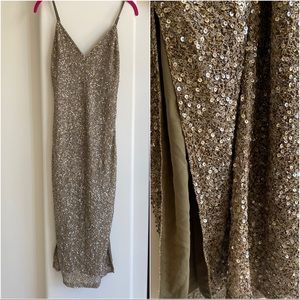 Alice & Olivia: Sequin Embellished Dress Sz: 2